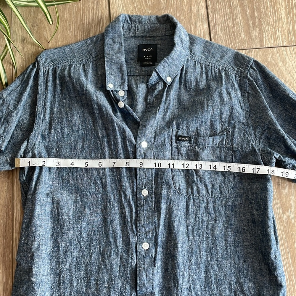 Rvca Blue Button Down - image 7